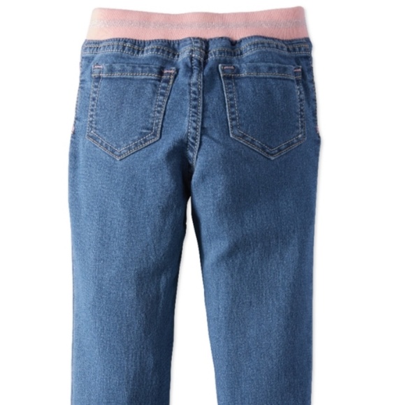 Jordache Knit Pink - Silver Elastic Waistband Supe - Picture 3 of 4